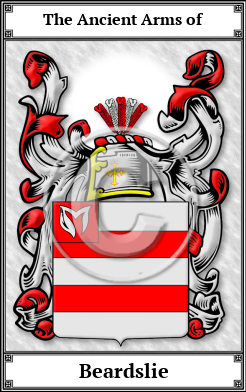 Beardslie Family Crest Download (JPG) Book Plated - 600 DPI