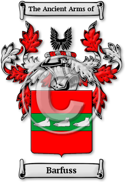 Barfuss Family Crest Download (jpg) Legacy Series - 150 DPI