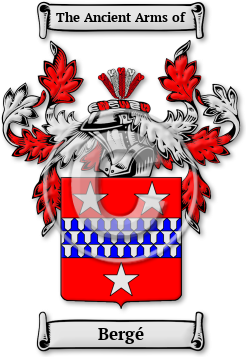 Bergé Family Crest Download (jpg) Legacy Series - 150 DPI