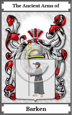 Barken Family Crest Download (JPG)  Book Plated - 150 DPI