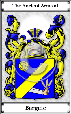 Bargele Family Crest Download (JPG)  Book Plated - 150 DPI