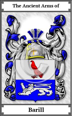 Barill Family Crest Download (JPG)  Book Plated - 150 DPI