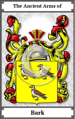 Bark Family Crest Download (JPG) Book Plated - 300 DPI