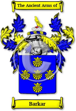 Barkar Family Crest Download (jpg) Legacy Series - 150 DPI