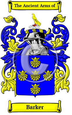 Barker Family Crest Download (JPG) Heritage Series - 600 DPI