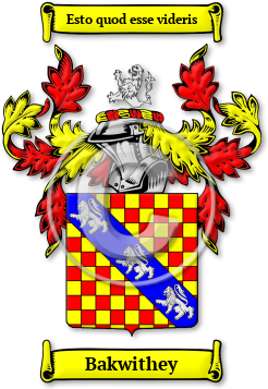 Bakwithey Family Crest Download (jpg) Legacy Series - 150 DPI