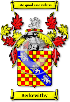 Berkewithy Family Crest Download (jpg) Legacy Series - 150 DPI