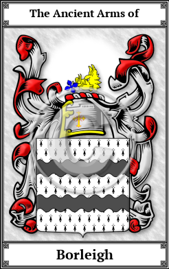 Borleigh Family Crest Download (JPG) Book Plated - 600 DPI