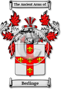 Berlinge Family Crest Download (jpg) Legacy Series - 150 DPI