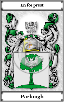 Parlough Family Crest Download (JPG) Book Plated - 600 DPI