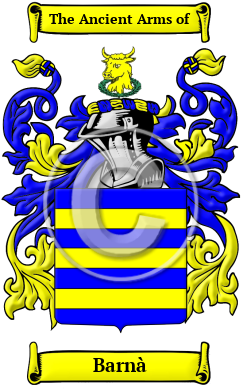 Barnà Family Crest Download (JPG) Heritage Series - 300 DPI