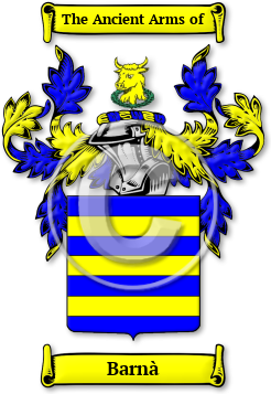 Barnà Family Crest Download (jpg) Legacy Series - 150 DPI