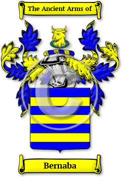 Bernaba Family Crest Download (JPG) Legacy Series - 600 DPI