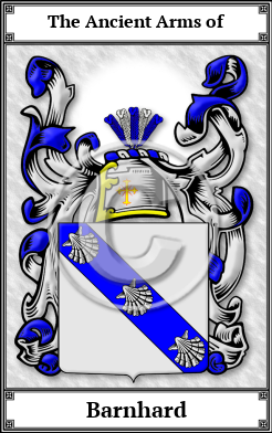 Barnhard Family Crest Download (JPG) Book Plated - 600 DPI