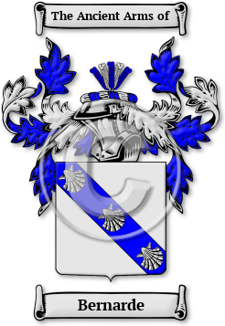 Bernarde Family Crest Download (jpg) Legacy Series - 150 DPI