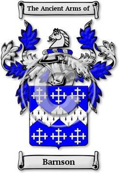 Barnson Family Crest Download (JPG) Legacy Series - 600 DPI