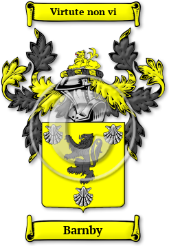 Barnby Family Crest Download (jpg) Legacy Series - 150 DPI