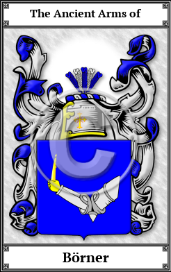 Börner Family Crest Download (JPG)  Book Plated - 150 DPI