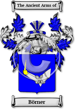 Börner Family Crest Download (jpg) Legacy Series - 150 DPI