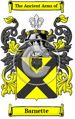 Barnette Family Crest/Coat of Arms