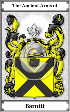 Barnitt Family Crest Download (JPG)  Book Plated - 150 DPI