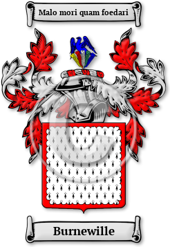 Burnewille Family Crest Download (jpg) Legacy Series - 150 DPI