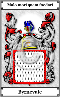 Byrnevale Family Crest Download (JPG) Book Plated - 600 DPI