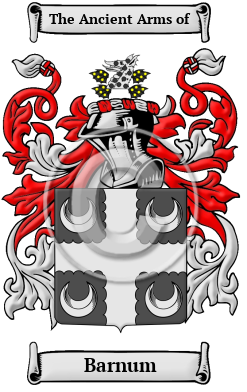 Barnum Family Crest Download (JPG) Heritage Series - 600 DPI