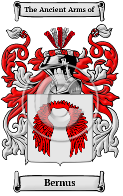 Bernus Family Crest Download (jpg) Heritage Series - 150 DPI