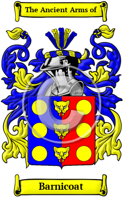 Barnicoat Family Crest Download (JPG) Heritage Series - 600 DPI