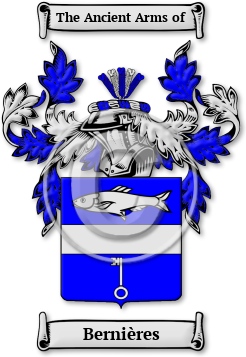 Bernières Family Crest Download (jpg) Legacy Series - 150 DPI