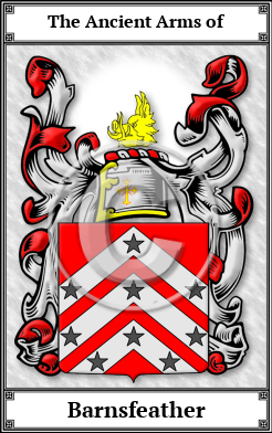 Barnsfeather Family Crest Download (JPG)  Book Plated - 150 DPI