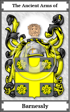 Barnessly Family Crest Download (JPG)  Book Plated - 150 DPI