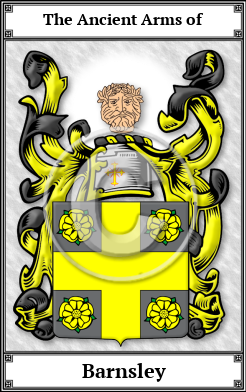 Barnsley Family Crest Download (JPG)  Book Plated - 150 DPI