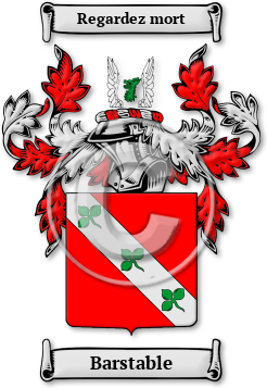 Barstable Family Crest Download (JPG) Legacy Series - 600 DPI