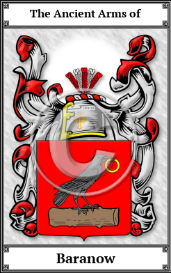 Baranow Family Crest Download (JPG)  Book Plated - 150 DPI