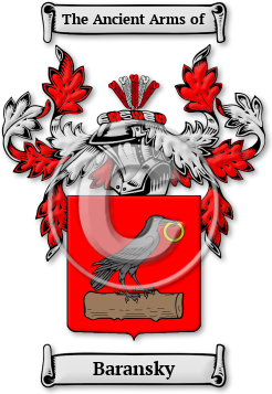 Baransky Family Crest Download (jpg) Legacy Series - 150 DPI