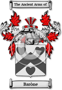 Baròne Family Crest Download (jpg) Legacy Series - 150 DPI
