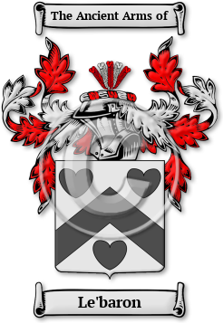 Le'baron Family Crest Download (JPG) Legacy Series - 600 DPI