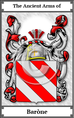 Baròne Family Crest Download (JPG)  Book Plated - 150 DPI