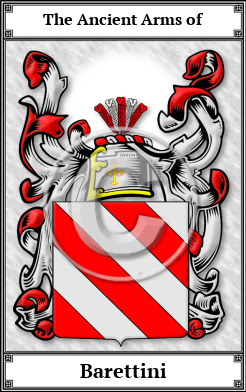 Barettini Family Crest Download (JPG)  Book Plated - 150 DPI