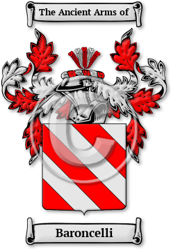Baroncelli Family Crest Download (jpg) Legacy Series - 150 DPI