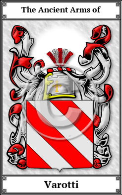 Varotti Family Crest Download (JPG)  Book Plated - 150 DPI