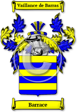 Barrace Family Crest Download (jpg) Legacy Series - 150 DPI