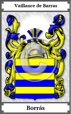 Borrás Family Crest Download (JPG)  Book Plated - 150 DPI