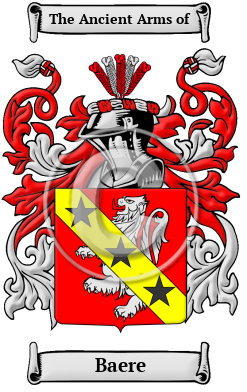 Baere Family Crest Download (JPG) Heritage Series - 300 DPI
