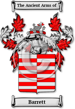 Barrett Family Crest Download (jpg) Legacy Series - 150 DPI