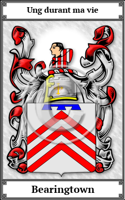 Bearingtown Family Crest Download (JPG)  Book Plated - 150 DPI