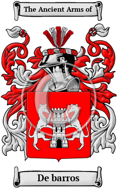 De barros Family Crest/Coat of Arms