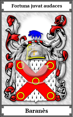 Baranès Family Crest Download (JPG)  Book Plated - 150 DPI